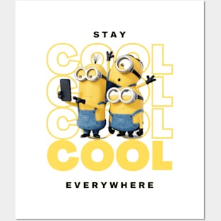 minions cool Posters and Art